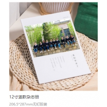 12寸豎款雜志冊